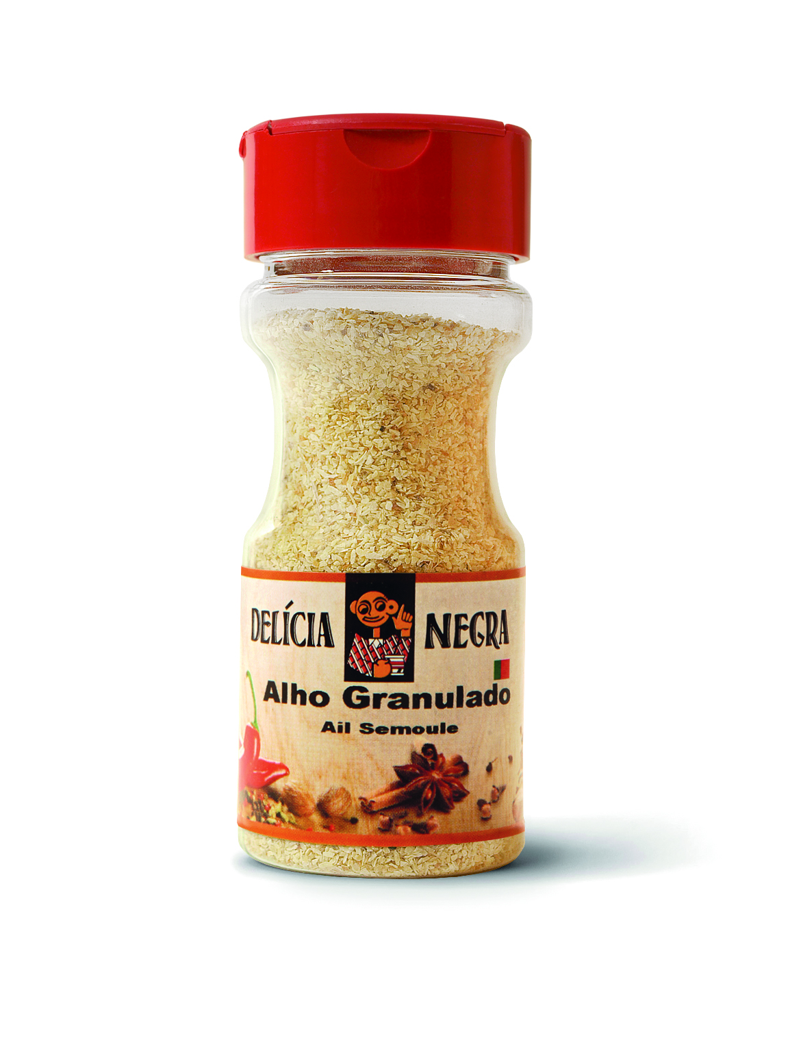 Alho Granulado "Delicia Negra" 70gr X 12 Frs.