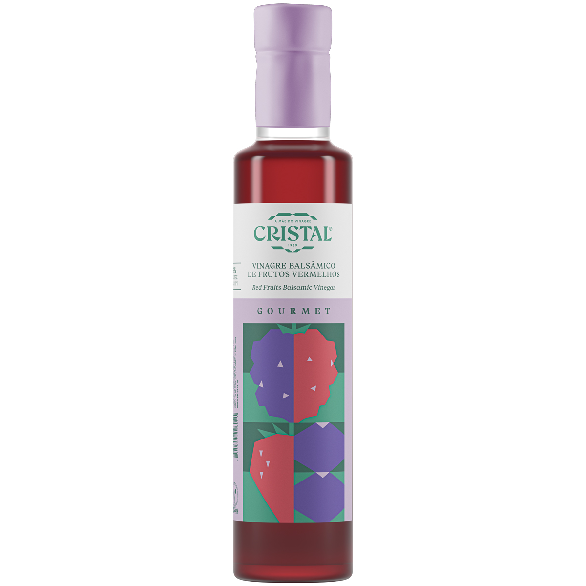 Vinagre Cristal Gourmet Frutos Verm. 